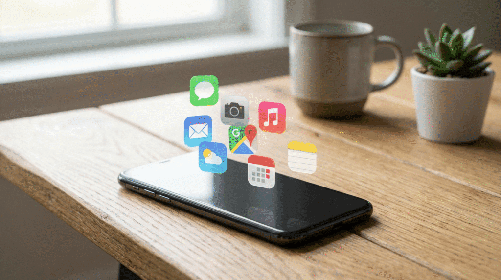 modern smartphone & apps