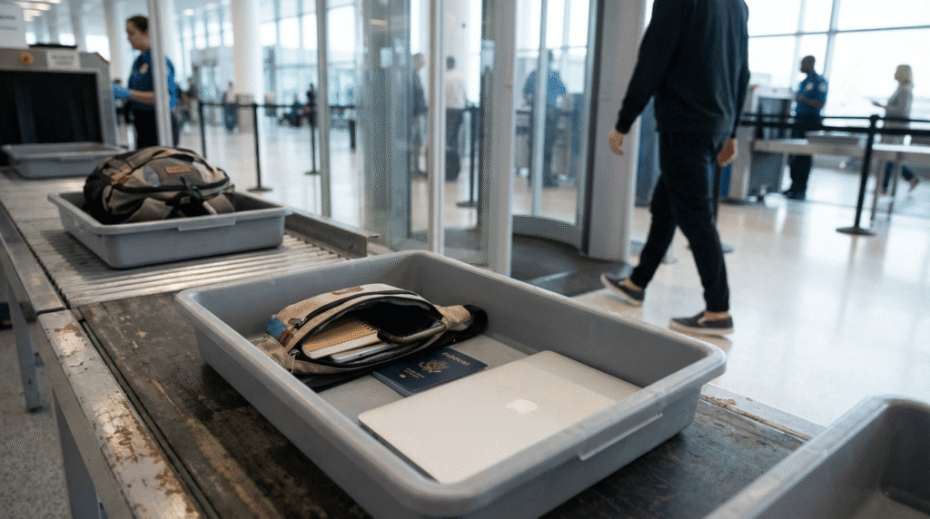 Security Checkpoint & Valuables Tip