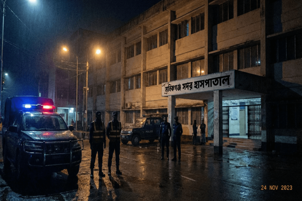 Two Ansar Members Arrested for Allegedly Raping Woman During Night Duty at Manikganj Sadar Hospital